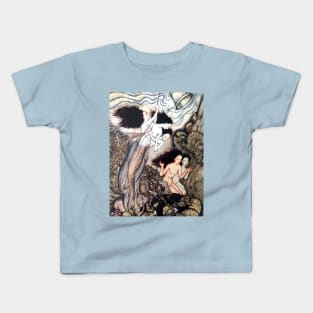 Full Fathom Five - The Tempest, Arthur Rackham Kids T-Shirt